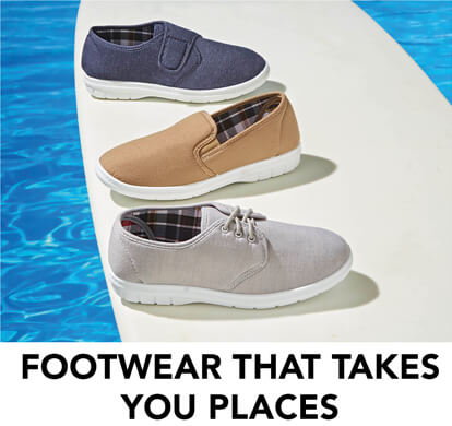 Footwear that takes you places